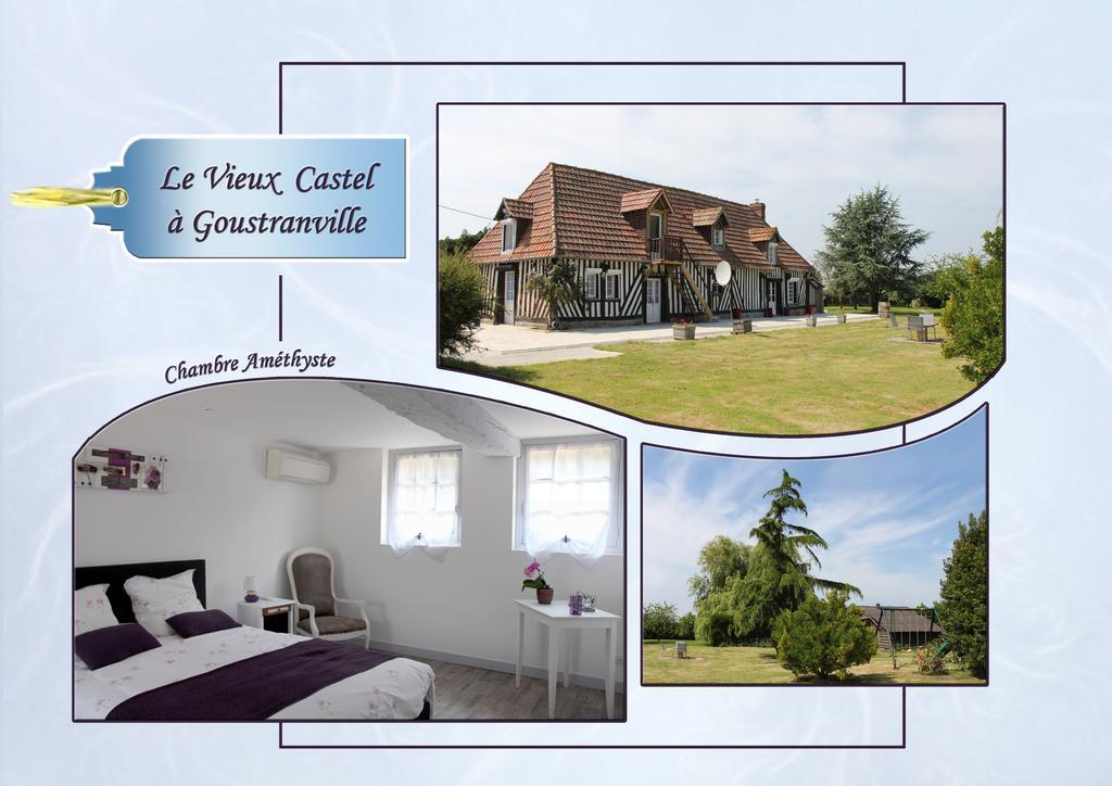 Le Vieux Castel Bed & Breakfast Goustranville Exterior foto